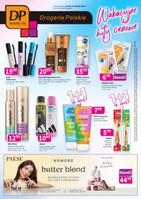 Drogerie Polskie - gazetka promocyjna Gazetka od piątku 08.08 do niedzieli 31.08