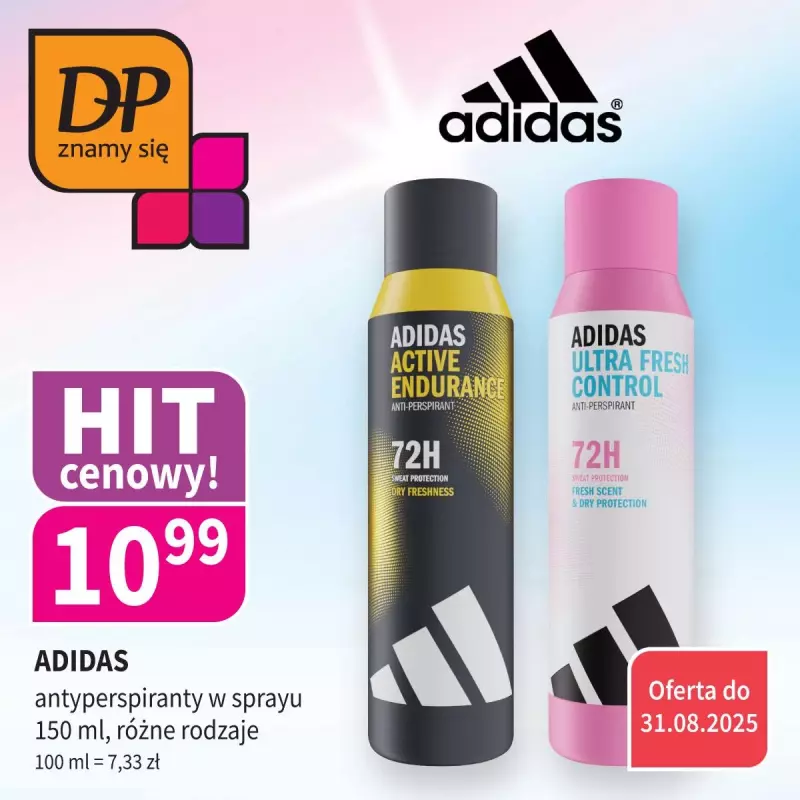 Drogerie Polskie - gazetka promocyjna Promocje Klub DP od poniedziałku 18.08 do niedzieli 31.08