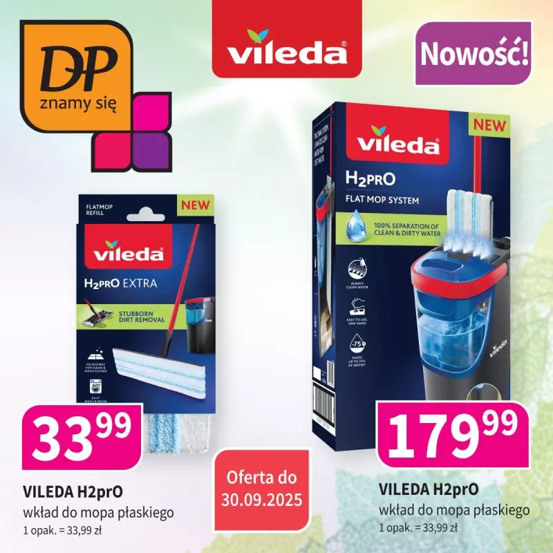 Drogerie Polskie - gazetka promocyjna Promocje Klub DP od poniedziałku 22.09 do wtorku 30.09