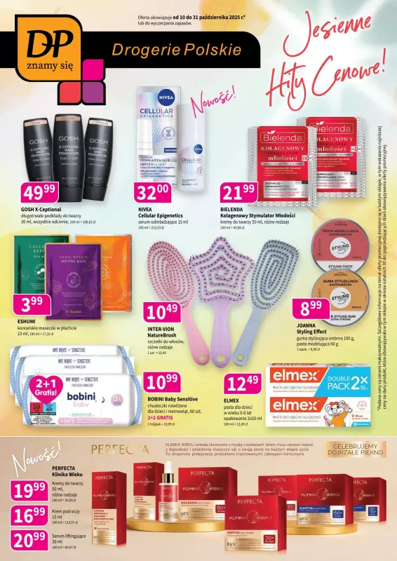 Drogerie Polskie - gazetka promocyjna Gazetka od piątku 10.10 do piątku 31.10
