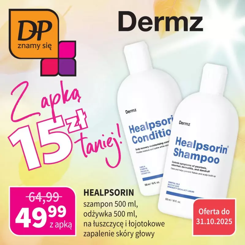 Drogerie Polskie - gazetka promocyjna Promocje Klub DP od niedzieli 05.10 do piątku 31.10