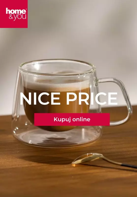 home&you - gazetka promocyjna NICE PRICE - Produkty w SUPER cenach! od środy 06.03 do wtorku 12.03