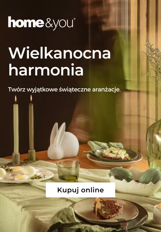 home&you - gazetka promocyjna Wielkanocna harmonia od czwartku 07.03 do czwartku 14.03