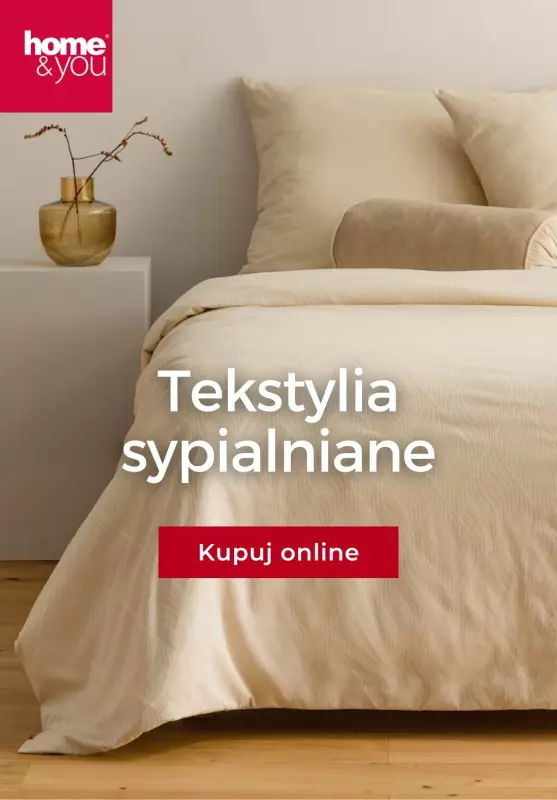 home&you - gazetka promocyjna Tekstylia sypialniane od piątku 29.03 do piątku 05.04