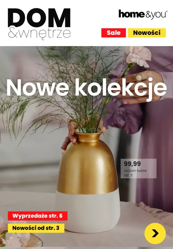 home&you - gazetka promocyjna Dom i Wnętrze I Nowe kolekcje od 9,99 zł od piątku 19.04 do czwartku 25.04
