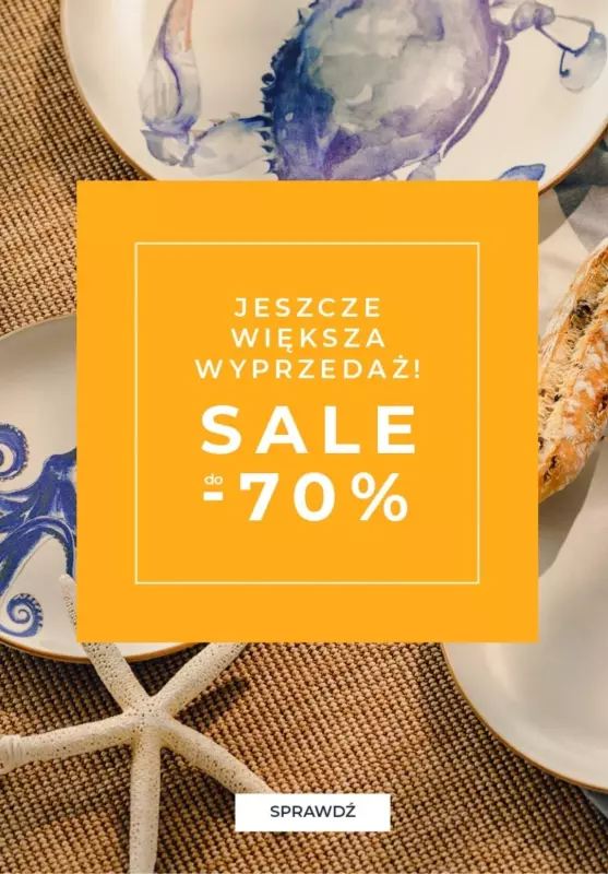 home&you - gazetka promocyjna Do -70% SALE od czwartku 11.07 do niedzieli 21.07