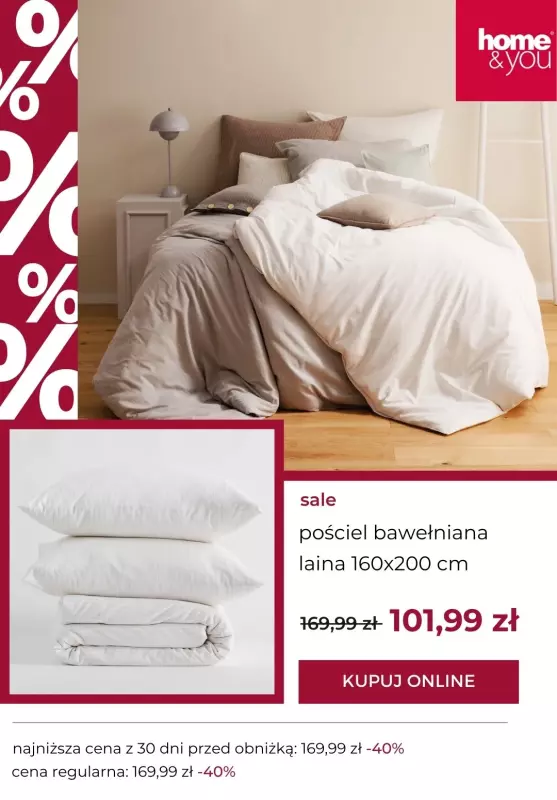 home&you - gazetka promocyjna SALE do -70% od czwartku 25.07 do niedzieli 04.08 - strona 4