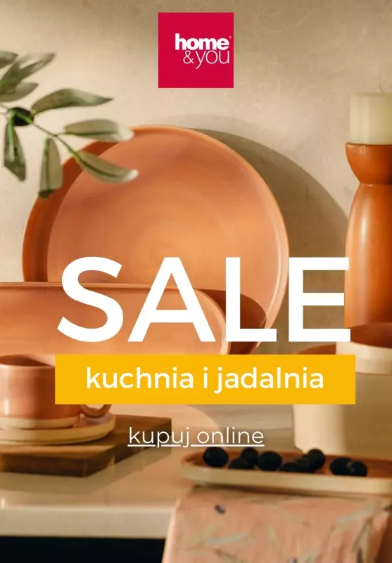 home&you - gazetka promocyjna SALE: kuchnia i jadalnia od środy 14.08 do środy 21.08