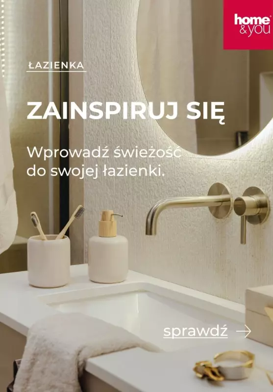 home&you - gazetka promocyjna Akcesoria łazienkowe - zainspiruj się! od środy 11.09 do wtorku 17.09