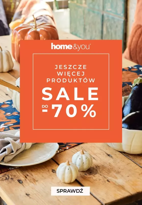 home&you - gazetka promocyjna Sale do -70%  jeszcze więcej produktów! od czwartku 03.10 do czwartku 10.10