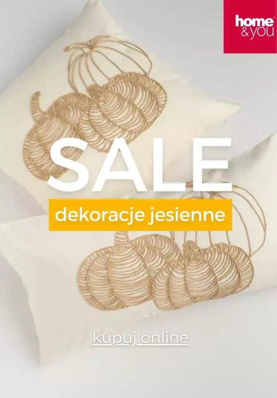 home&you - gazetka promocyjna SALE: jesienne dekoracje od wtorku 08.10 do wtorku 15.10