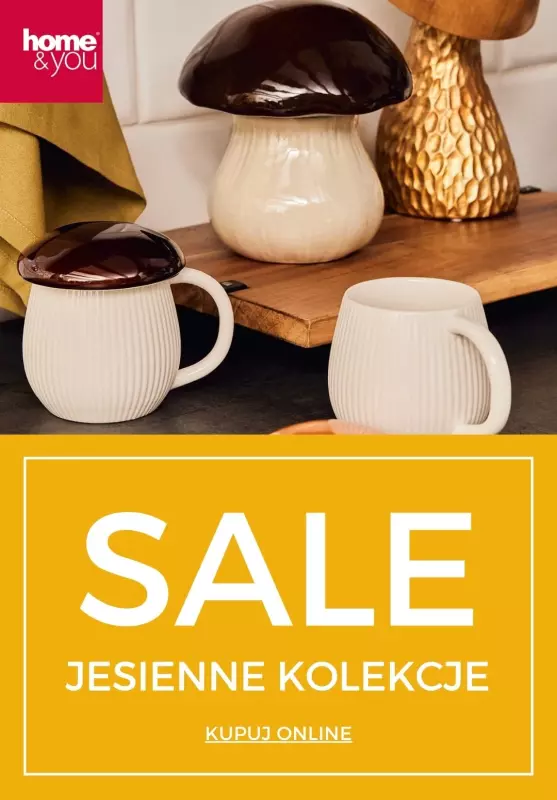 home&you - gazetka promocyjna SALE: jesienne kolekcje od środy 30.10 do środy 06.11