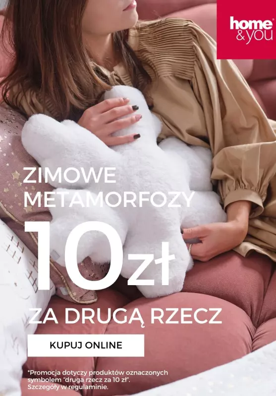 home&you - gazetka promocyjna Druga rzecz za 10 zł! od czwartku 31.10 do wtorku 05.11