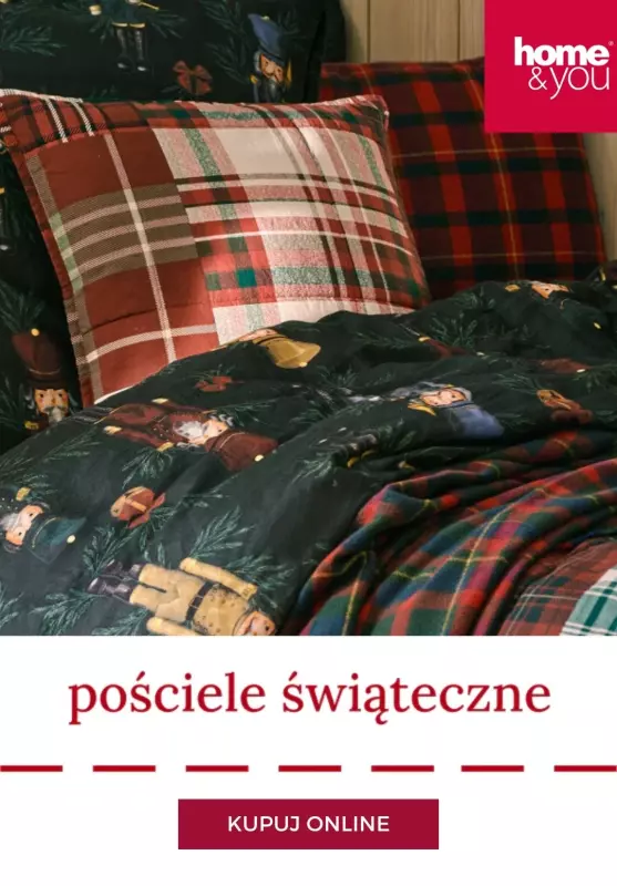 home&you - gazetka promocyjna Świąteczne pośclele od poniedziałku 04.11 do czwartku 14.11