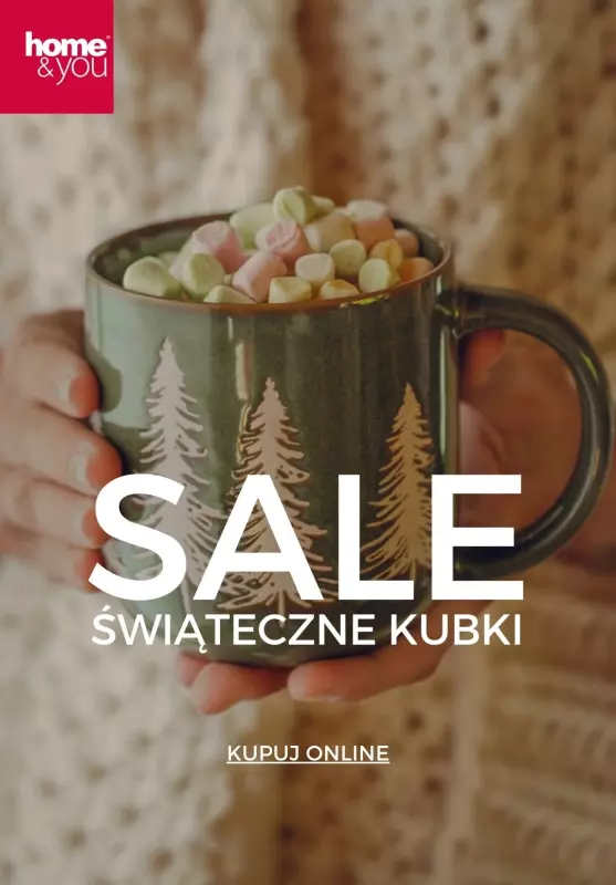 home&you - gazetka promocyjna Świąteczne kubki w PROMOCYJNYCH cenach! od czwartku 21.11 do soboty 30.11