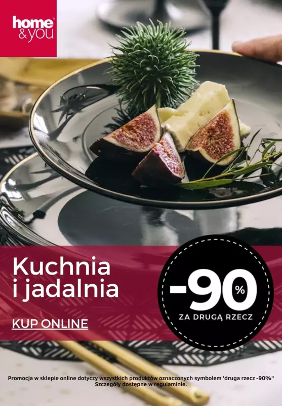 home&you - gazetka promocyjna Kuchnia i jadalnia: -90% na drugą rzecz! od czwartku 28.11 do poniedziałku 02.12