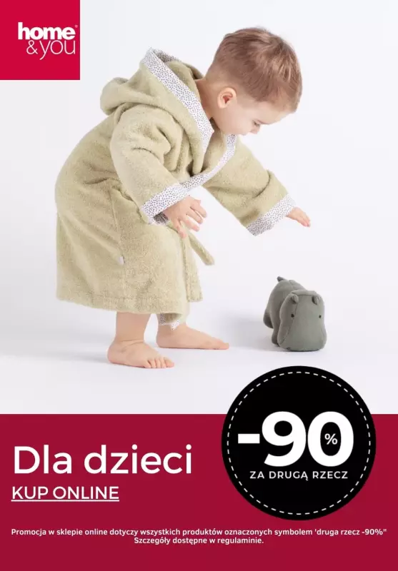 home&you - gazetka promocyjna Produkty dla dzieci - DRUGA RZECZ -90% od piątku 29.11 do poniedziałku 02.12