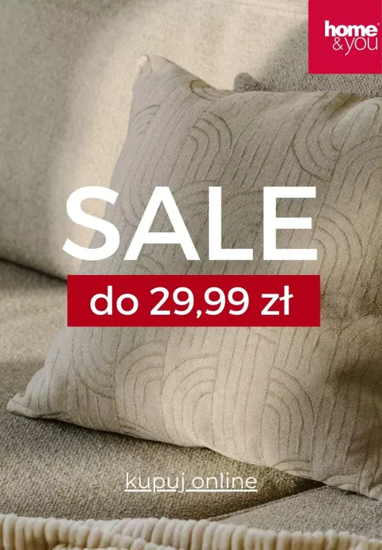 home&you - gazetka promocyjna SALE do 29,99 zł od wtorku 03.12 do poniedziałku 09.12