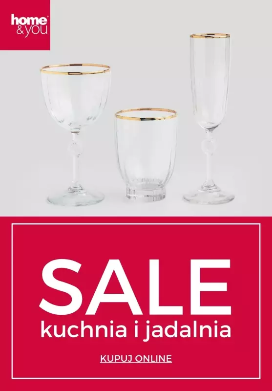 home&you - gazetka promocyjna SALE: kuchnia i jadalnia od wtorku 24.12 do poniedziałku 30.12