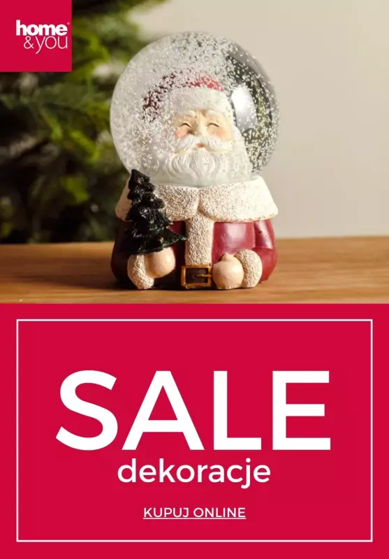 home&you - gazetka promocyjna SALE: dekoracje od poniedziałku 30.12 do poniedziałku 06.01