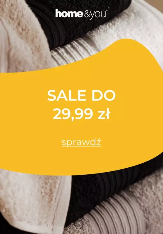 home&you - gazetka promocyjna SALE do 29,99 zł od środy 08.01 do wtorku 14.01