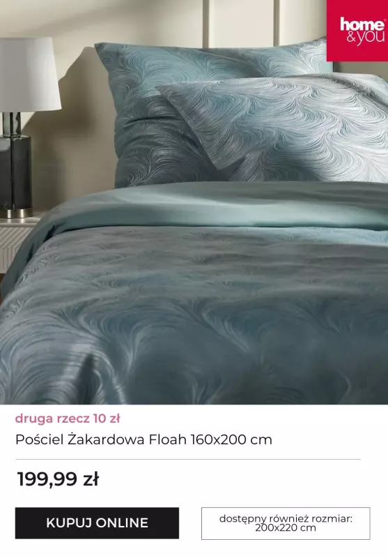 home&you - gazetka promocyjna Druga rzecz za 10 zł! - pościele od piątku 24.01 do wtorku 28.01 - strona 5