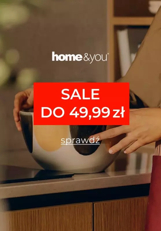 home&you - gazetka promocyjna SALE do 49,99 zł od poniedziałku 27.01 do poniedziałku 03.02