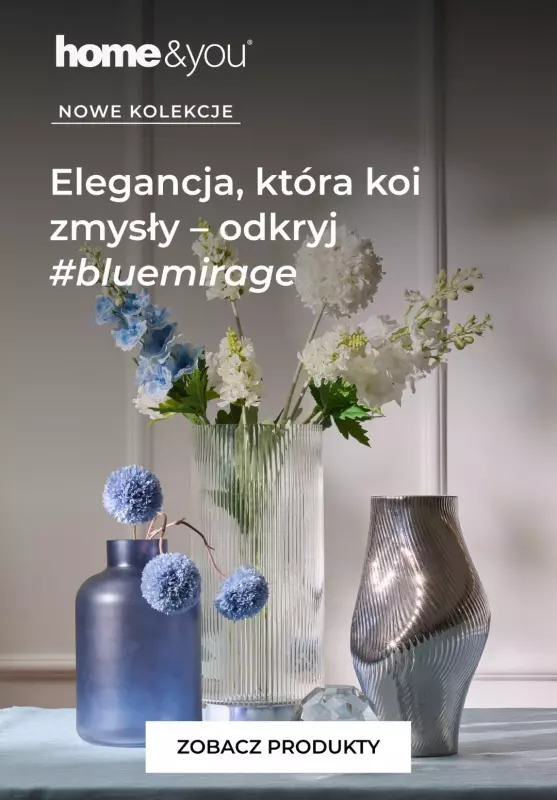 home&you - gazetka promocyjna Kolekcja Crystalline #Bluemirage od wtorku 28.01 do wtorku 04.02