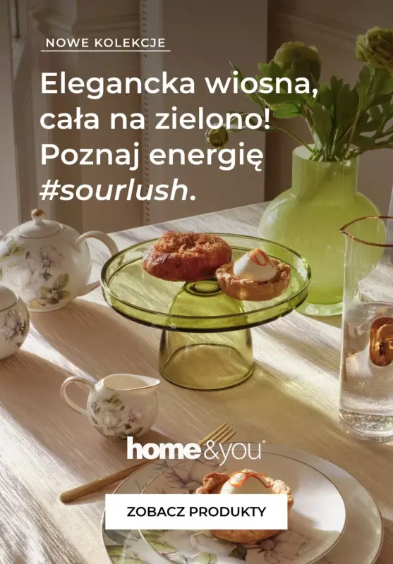 home&you - gazetka promocyjna Elegancka wiosna: kolekcja #sourlush od piątku 07.02 do czwartku 13.02