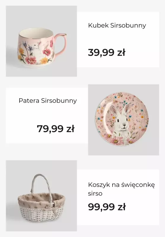 home&you - gazetka promocyjna Kolekcje wielkanocne: Pastel Easter od czwartku 27.02 do niedzieli 09.03 - strona 9