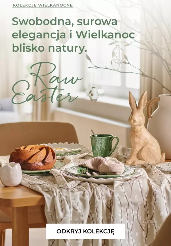 home&you - gazetka promocyjna Kolekcja Raw Easter od środy 05.03 do niedzieli 16.03