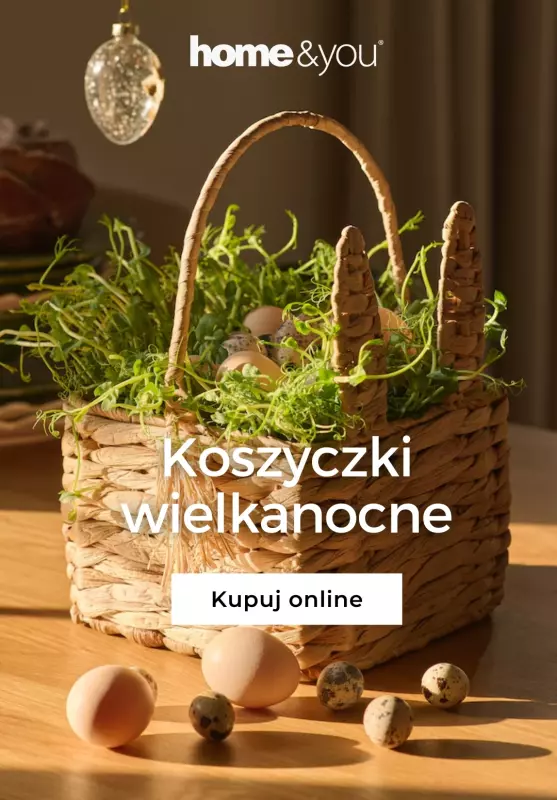 home&you - gazetka promocyjna Koszyczki wielkanocne od wtorku 18.03 do niedzieli 30.03