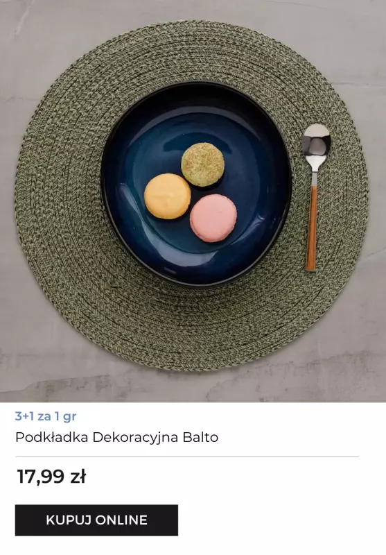 home&you - gazetka promocyjna Podkładki 3+1 za 1 gr od wtorku 06.05 do poniedziałku 02.06 - strona 7