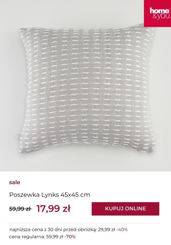 home&you - gazetka promocyjna Final SALE do -90% od piątku 09.05 do piątku 16.05 - strona 10