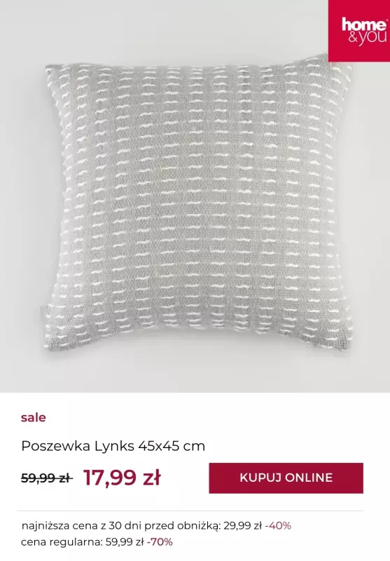 home&you - gazetka promocyjna Final SALE do -90% od piątku 09.05 do piątku 16.05 - strona 10