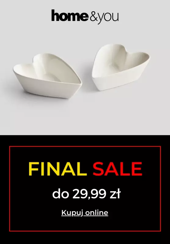 home&you - gazetka promocyjna SALE do 29,99 zł od czwartku 22.05 do czwartku 29.05