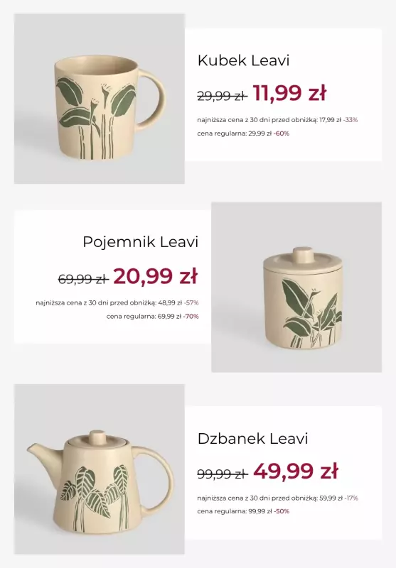 home&you - gazetka promocyjna SALE: kuchnia i jadalnia   - strona 3
