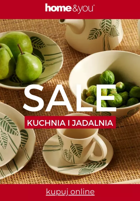 home&you - gazetka promocyjna SALE: kuchnia i jadalnia  