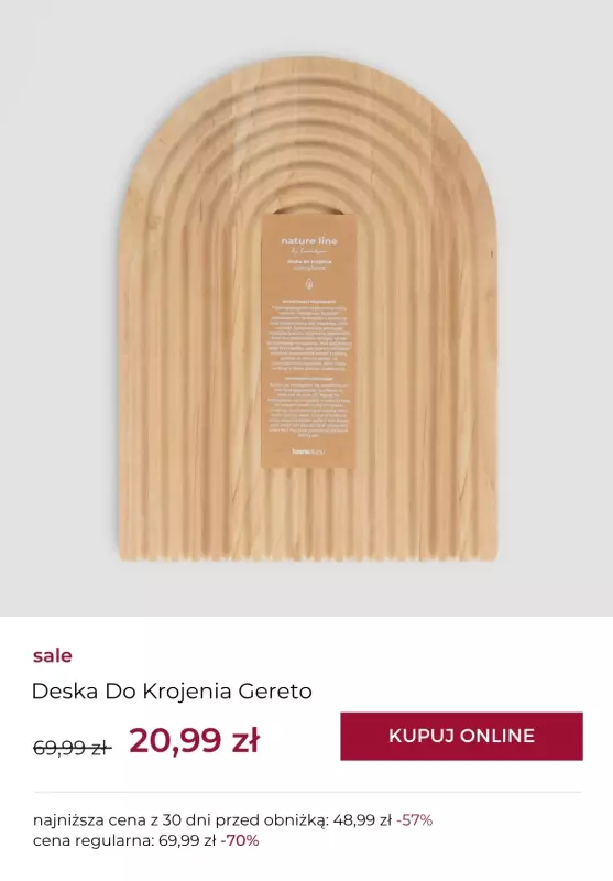 home&you - gazetka promocyjna SALE: kuchnia i jadalnia od czwartku 29.05 do niedzieli 08.06 - strona 7