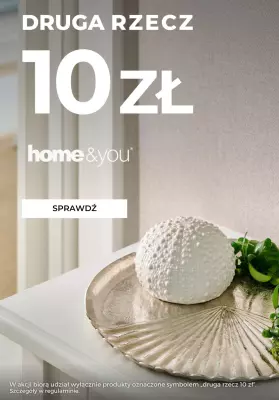 home&you - gazetka promocyjna Druga rzecz za 10 zł! od soboty 31.05 do wtorku 03.06