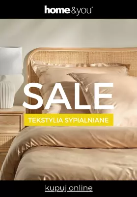 home&you - gazetka promocyjna SALE: tekstylia sypialniane od czwartku 26.06 do czwartku 03.07