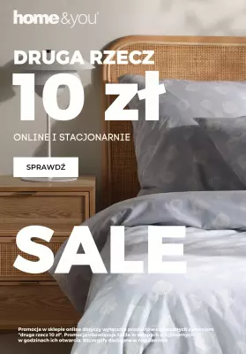 home&you - gazetka promocyjna Produkty na WYPRZEDAŻY - druga rzecz za 10 zł od soboty 05.07 do wtorku 08.07