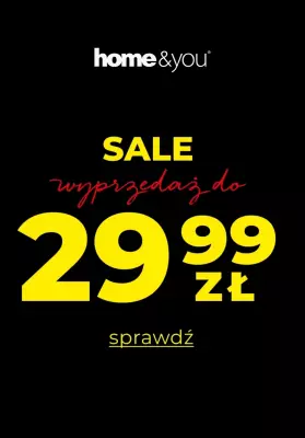 home&you - gazetka promocyjna SALE do 29,99 zł od czwartku 24.07 do czwartku 31.07