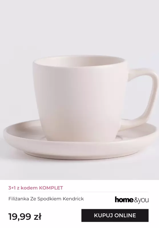 home&you - gazetka promocyjna Kubki i filiżanki 3+1 za 1 gr   - strona 3