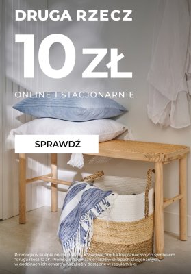 home&you - gazetka promocyjna Druga rzecz za 10 zł! od piątku 08.08 do wtorku 12.08