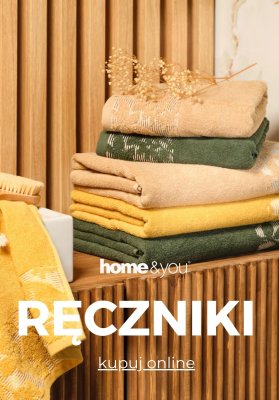 home&you - gazetka promocyjna Ręczniki w SUPER cenach! od środy 13.08 do niedzieli 24.08