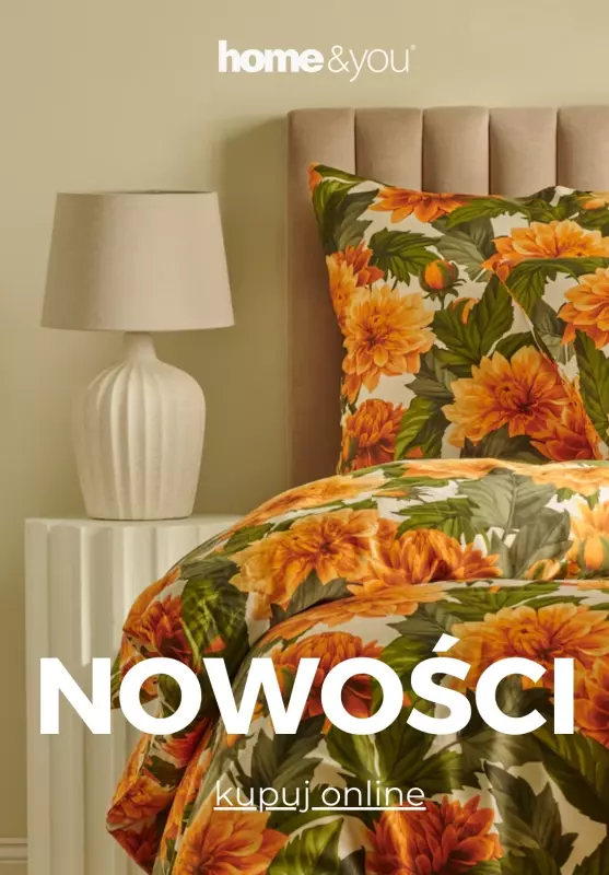 home&you - gazetka promocyjna NOWOŚCI od środy 20.08 do niedzieli 31.08