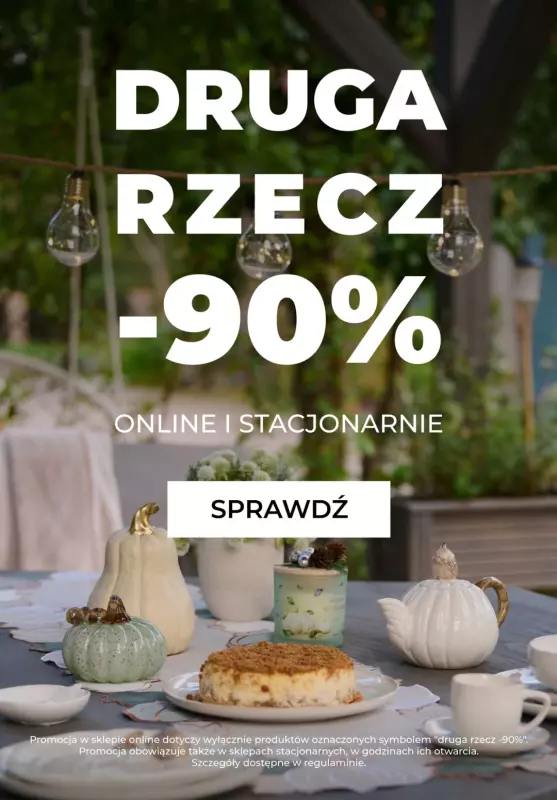 home&you - gazetka promocyjna Druga rzecz -90% od piątku 29.08 do wtorku 02.09