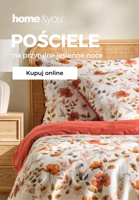 home&you - gazetka promocyjna Pościele na przytulne jesienne noce  