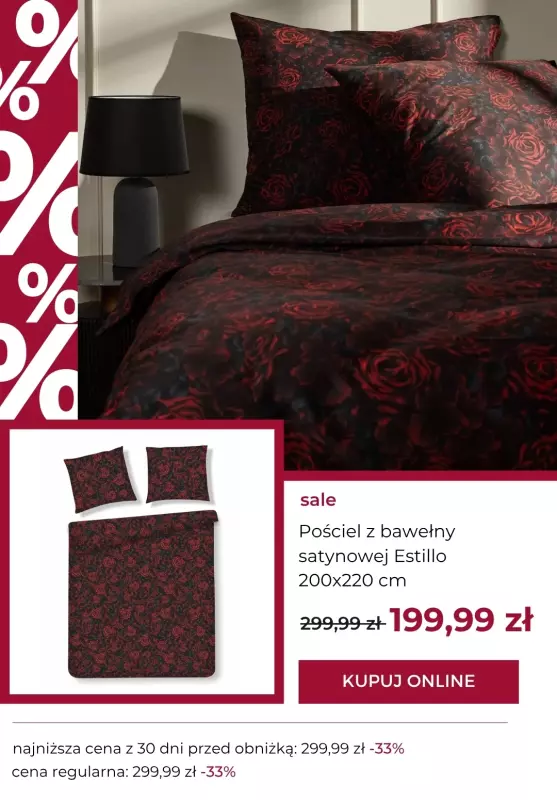 home&you - gazetka promocyjna SALE: tekstylia sypialniane od piątku 03.10 do piątku 10.10 - strona 10